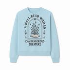 A Well-Read Woman is a Dangerous Creature Art Print - Literary Inspirational Decor for Book Lovers - Sweatshirt 1758388392862.jpg