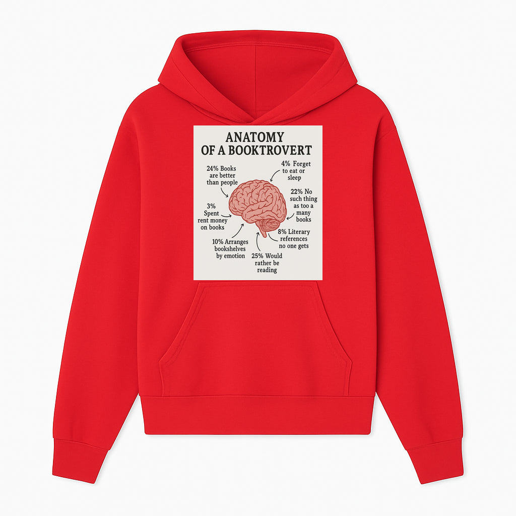 Anatomy of a Booktrovert Wall Art - Funny Book Lover Printable - Reading Humor Decor for Bibliophiles and Bookworms - Hoodie 1758388393082.jpg