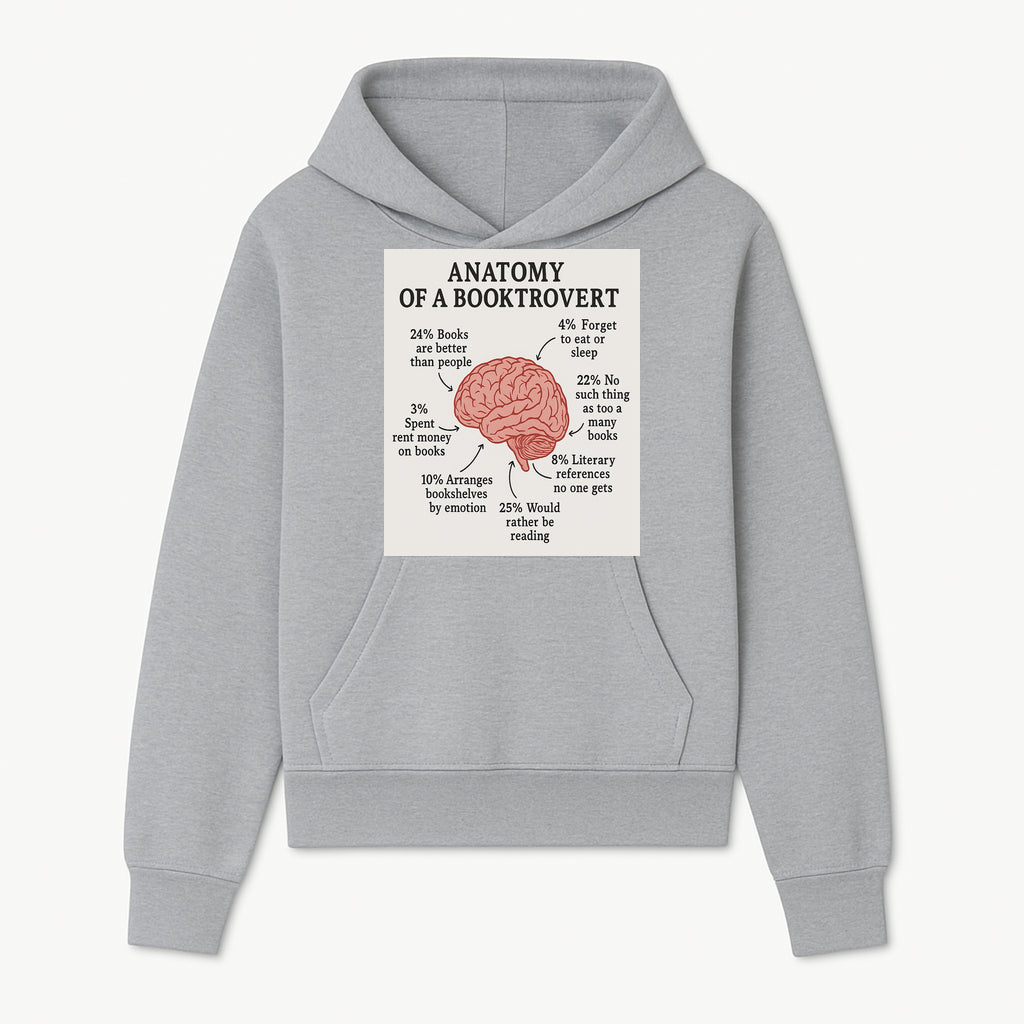 Anatomy of a Booktrovert Wall Art - Funny Book Lover Printable - Reading Humor Decor for Bibliophiles and Bookworms - Hoodie 1758388393220.jpg