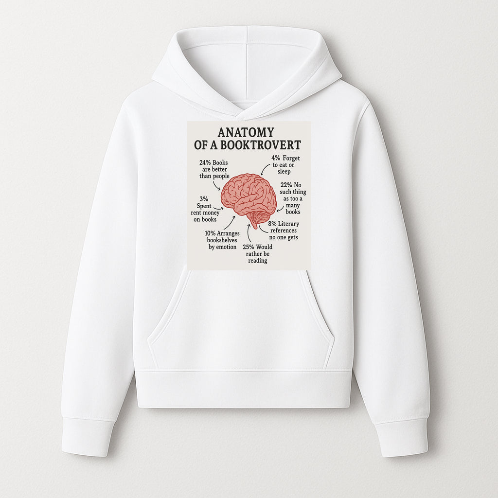 Anatomy of a Booktrovert Wall Art - Funny Book Lover Printable - Reading Humor Decor for Bibliophiles and Bookworms - Hoodie 1758388393379.jpg