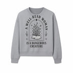A Well-Read Woman is a Dangerous Creature Art Print - Literary Inspirational Decor for Book Lovers - Sweatshirt 1758388393512.jpg