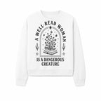 A Well-Read Woman is a Dangerous Creature Art Print - Literary Inspirational Decor for Book Lovers - Sweatshirt 1758388393646.jpg
