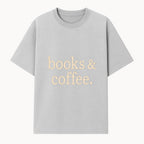 Books & Coffee Wall Art Print | Cozy Home Decor for Readers | Inspirational Quote Poster | Perfect Gift for Book Lovers - T-shirt 1758388393863.jpg