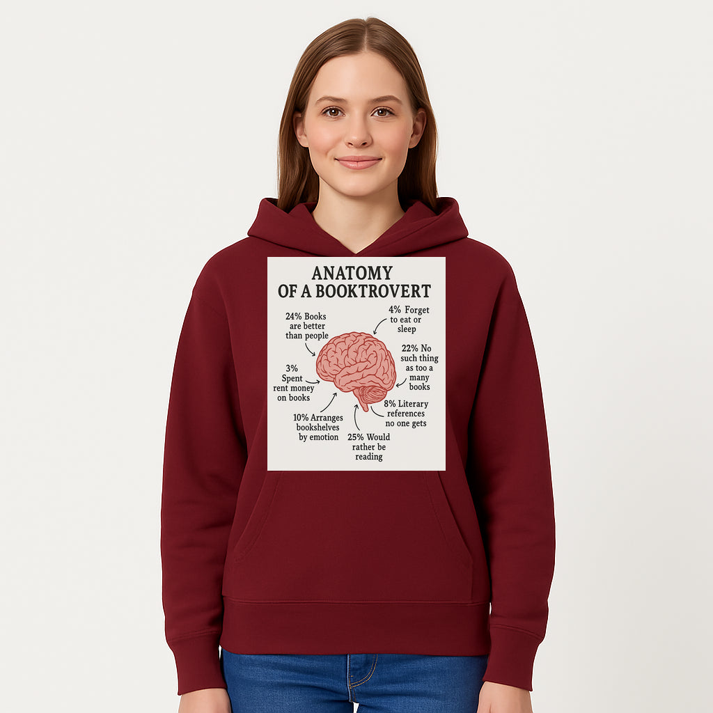 Anatomy of a Booktrovert Wall Art - Funny Book Lover Printable - Reading Humor Decor for Bibliophiles and Bookworms - Hoodie 1758388394650.jpg