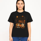 All Booked for Fall Cozy Decor - Autumn Books, Pumpkin, Coffee Mug, Fall Leaves, Warm Scarf, Seasonal Home Decor - T-shirt 1758388394658.jpg