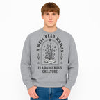A Well-Read Woman is a Dangerous Creature Art Print - Literary Inspirational Decor for Book Lovers - Sweatshirt 1758388394777.jpg