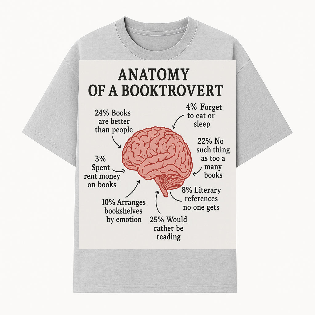 Anatomy of a Booktrovert Wall Art - Funny Book Lover Printable - Reading Humor Decor for Bibliophiles and Bookworms - T-shirt 1758388394778.jpg