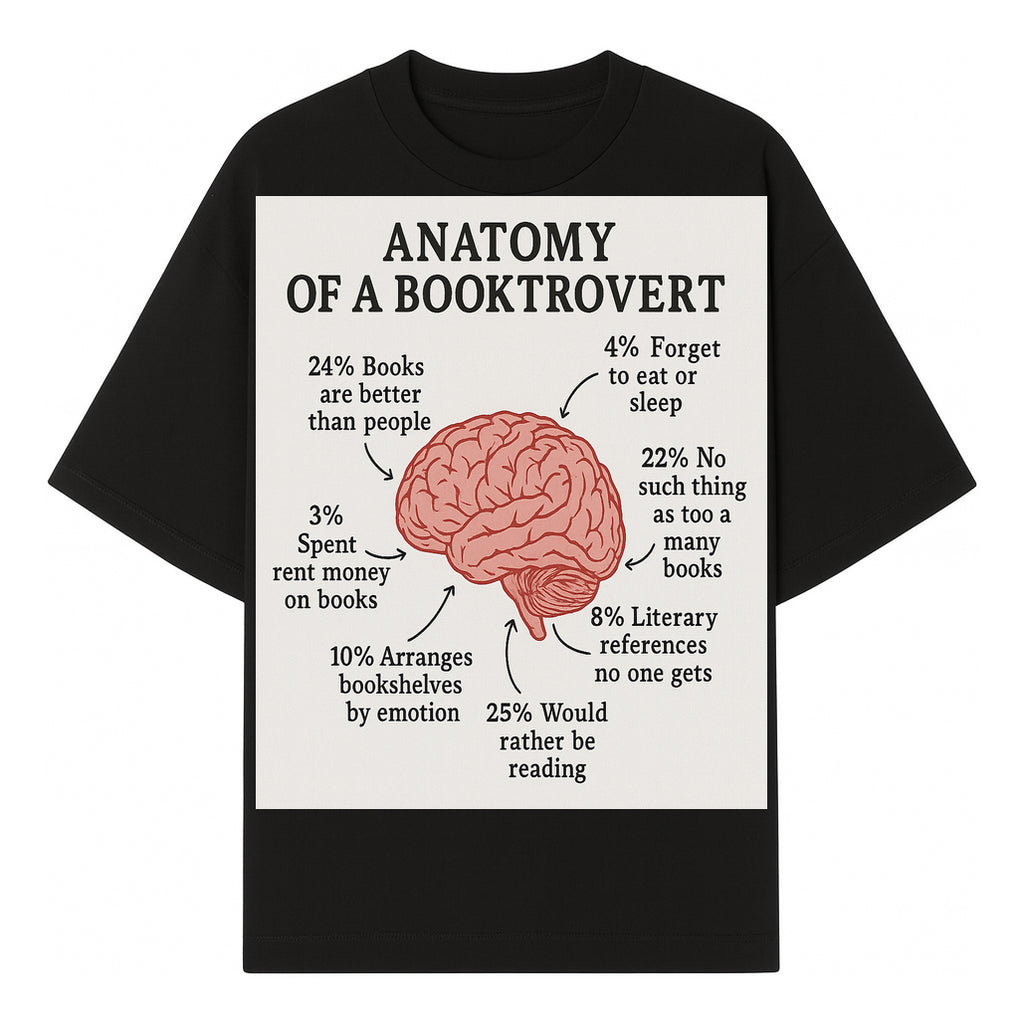 Anatomy of a Booktrovert Wall Art - Funny Book Lover Printable - Reading Humor Decor for Bibliophiles and Bookworms - T-shirt 1758388394912.jpg