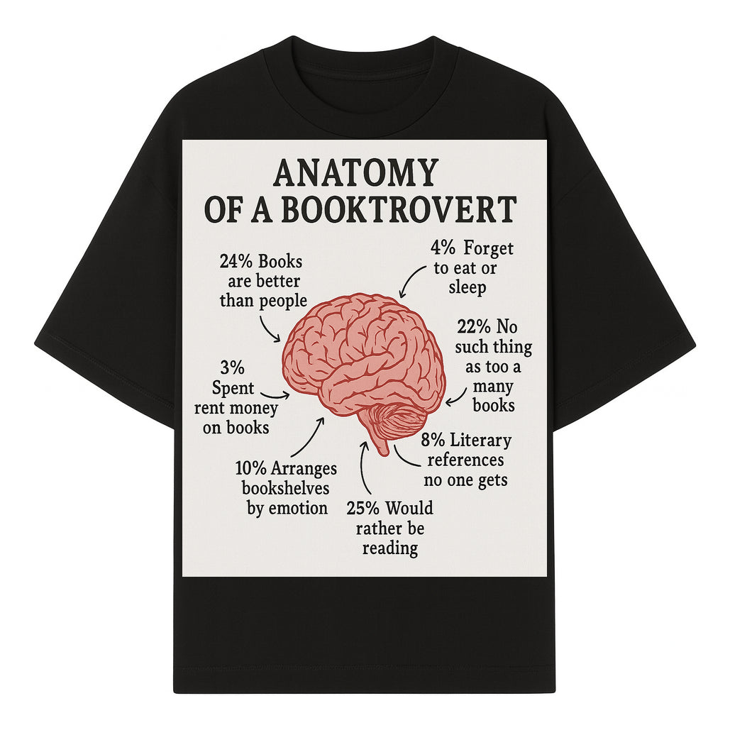 Anatomy of a Booktrovert Wall Art - Funny Book Lover Printable - Reading Humor Decor for Bibliophiles and Bookworms - T-shirt 1758388394912.jpg