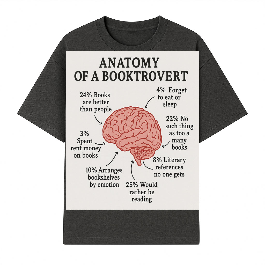 Anatomy of a Booktrovert Wall Art - Funny Book Lover Printable - Reading Humor Decor for Bibliophiles and Bookworms - T-shirt 1758388395040.jpg