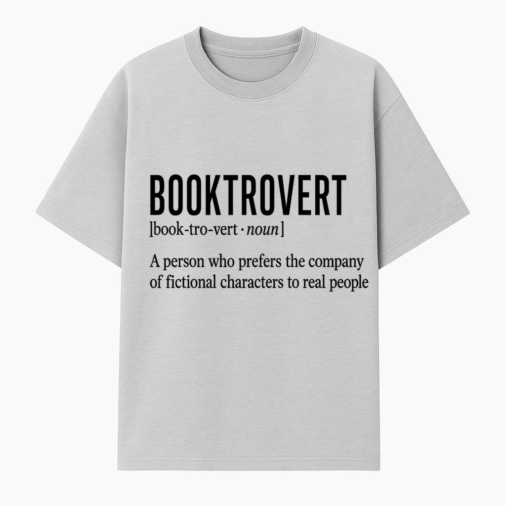 Booktrovert Definition Wall Art | Literary Gifts | Book Lover Decor | Fictional Characters | Introvert Gift Idea | Home Decor - T-shirt 1758388395207.jpg