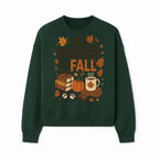 All Booked for Fall Cozy Decor - Autumn Books, Pumpkin, Coffee Mug, Fall Leaves, Warm Scarf, Seasonal Home Decor - Sweatshirt 1758388395249.jpg