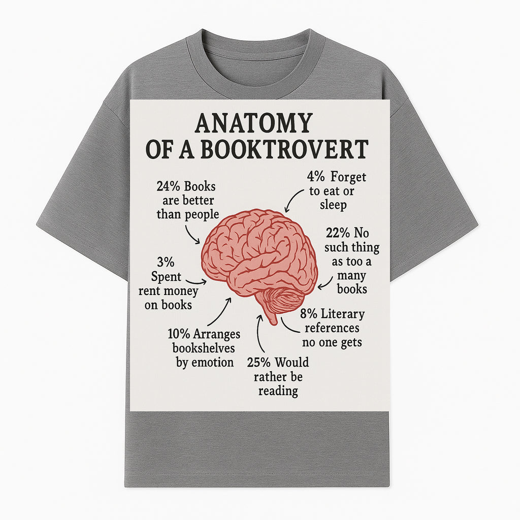 Anatomy of a Booktrovert Wall Art - Funny Book Lover Printable - Reading Humor Decor for Bibliophiles and Bookworms - T-shirt 1758388395323.jpg