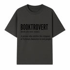 Booktrovert Definition Wall Art | Literary Gifts | Book Lover Decor | Fictional Characters | Introvert Gift Idea | Home Decor - T-shirt 1758388395493.jpg