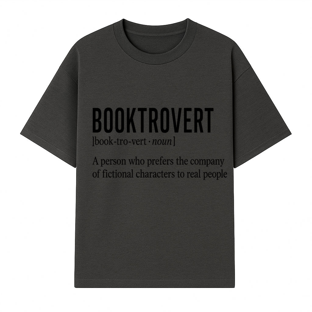 Booktrovert Definition Wall Art | Literary Gifts | Book Lover Decor | Fictional Characters | Introvert Gift Idea | Home Decor - T-shirt 1758388395493.jpg