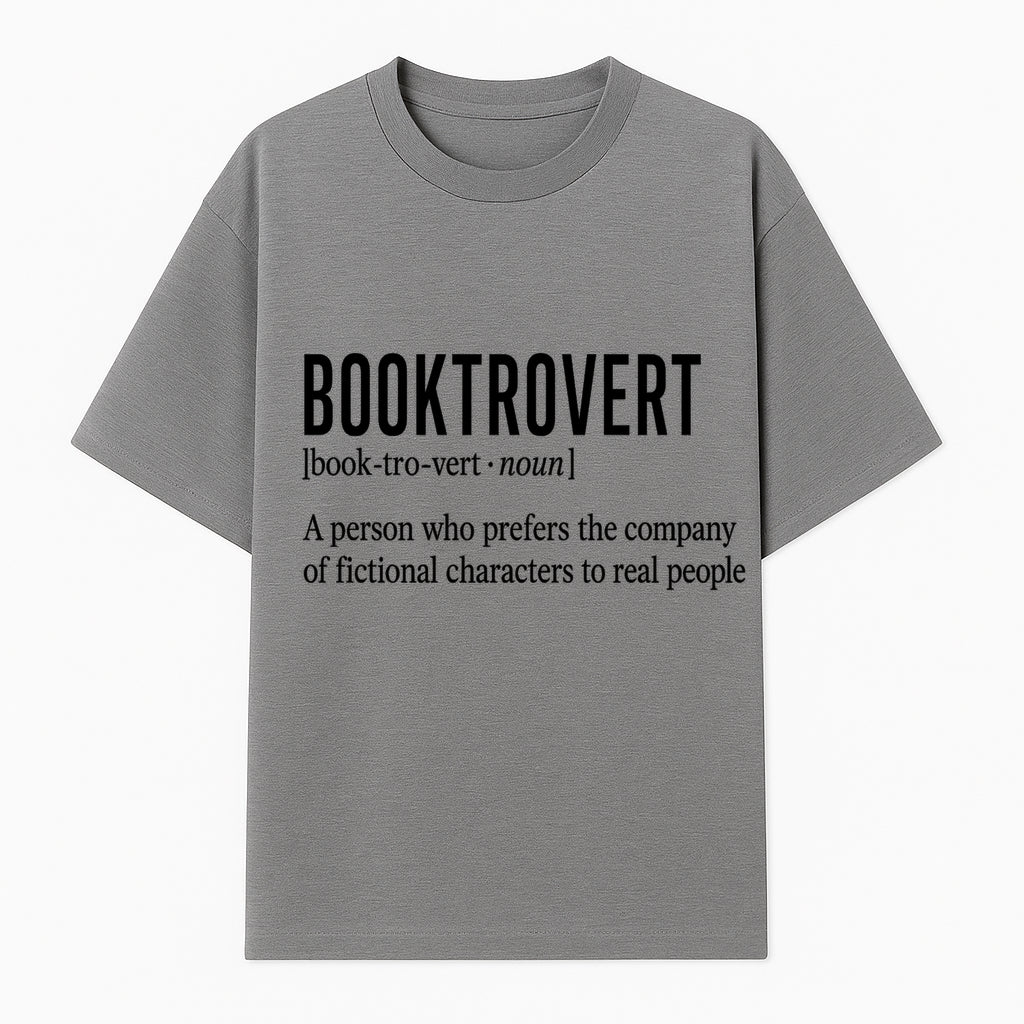 Booktrovert Definition Wall Art | Literary Gifts | Book Lover Decor | Fictional Characters | Introvert Gift Idea | Home Decor - T-shirt 1758388395759.jpg