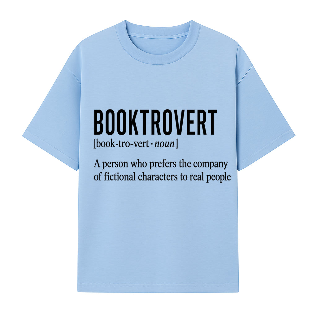 Booktrovert Definition Wall Art | Literary Gifts | Book Lover Decor | Fictional Characters | Introvert Gift Idea | Home Decor - T-shirt 1758388395881.jpg