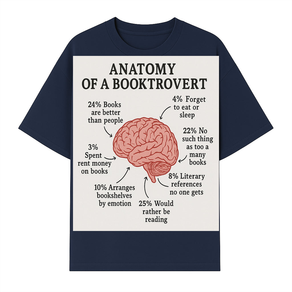 Anatomy of a Booktrovert Wall Art - Funny Book Lover Printable - Reading Humor Decor for Bibliophiles and Bookworms - T-shirt 1758388395893.jpg