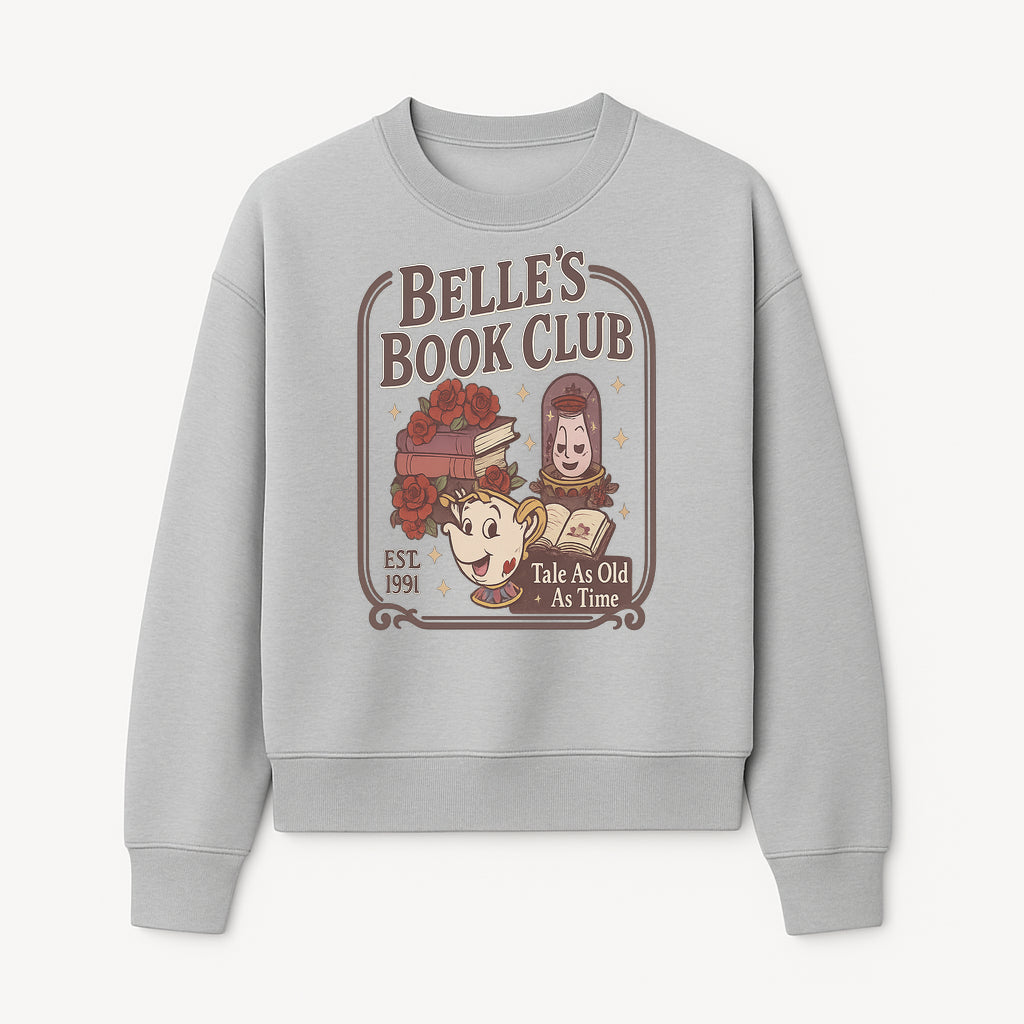 Belle's Book Club Vintage Design, EST 1991, Enchanted Storytelling Tee, Tale As Old As Time, Beauty and the Beast Inspired Merchandise - Sweatshirt 1758388395967.jpg