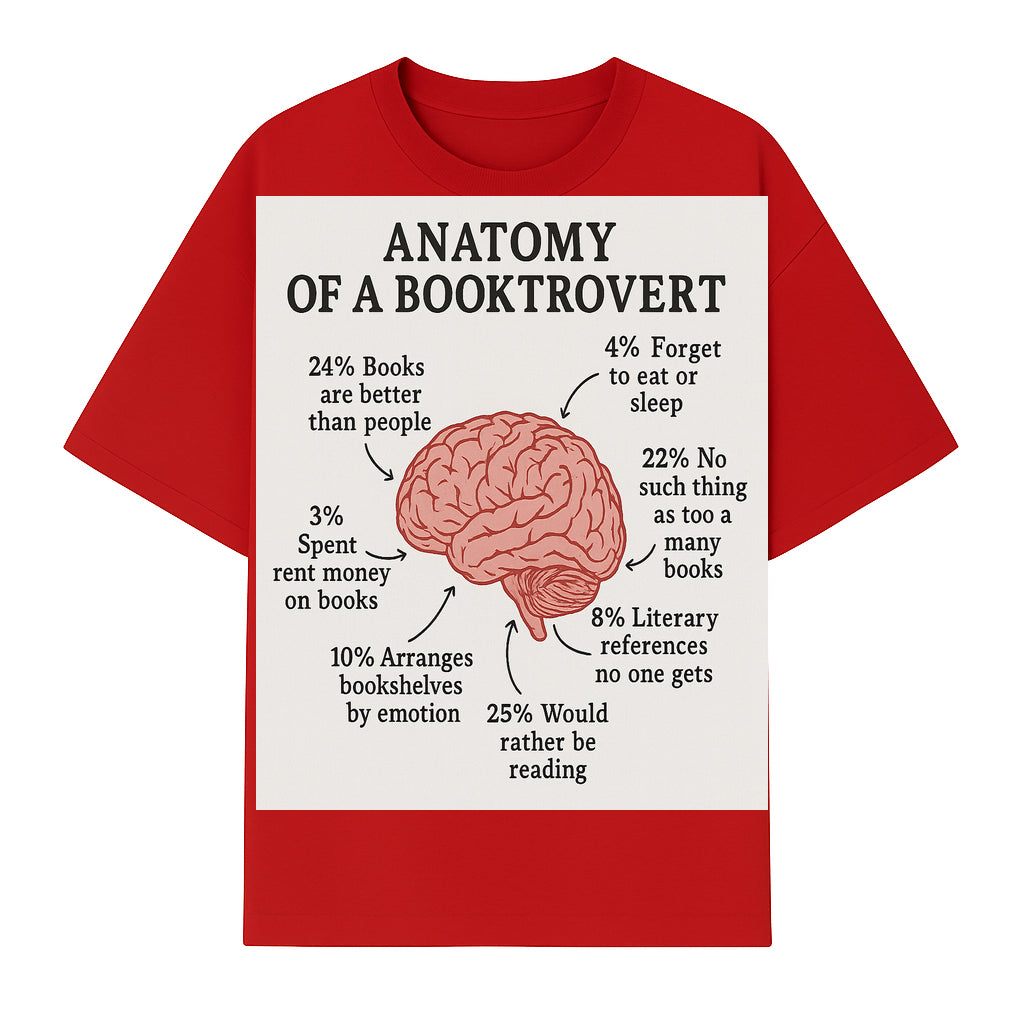 Anatomy of a Booktrovert Wall Art - Funny Book Lover Printable - Reading Humor Decor for Bibliophiles and Bookworms - T-shirt 1758388396021.jpg