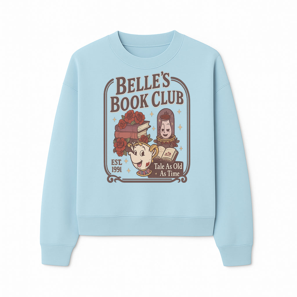 Belle's Book Club Vintage Design, EST 1991, Enchanted Storytelling Tee, Tale As Old As Time, Beauty and the Beast Inspired Merchandise - Sweatshirt 1758388396113.jpg