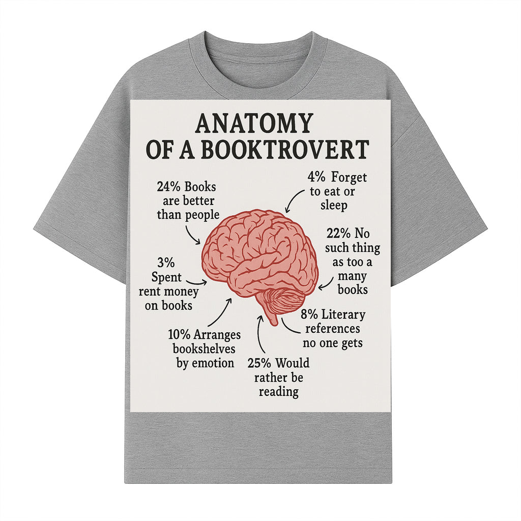 Anatomy of a Booktrovert Wall Art - Funny Book Lover Printable - Reading Humor Decor for Bibliophiles and Bookworms - T-shirt 1758388396159.jpg