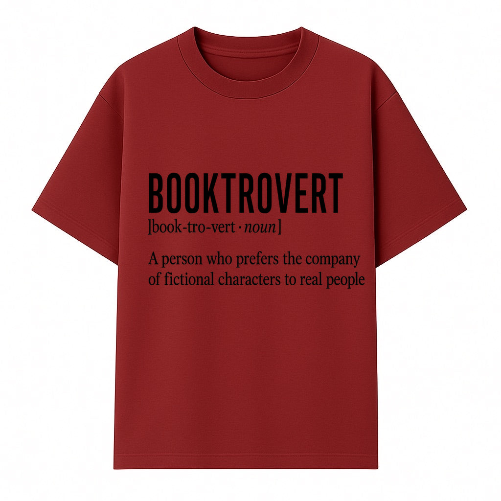 Booktrovert Definition Wall Art | Literary Gifts | Book Lover Decor | Fictional Characters | Introvert Gift Idea | Home Decor - T-shirt 1758388396173.jpg