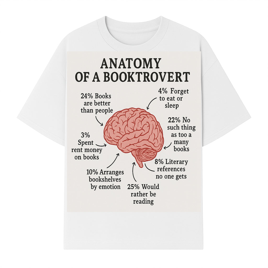 Anatomy of a Booktrovert Wall Art - Funny Book Lover Printable - Reading Humor Decor for Bibliophiles and Bookworms - T-shirt 1758388396283.jpg