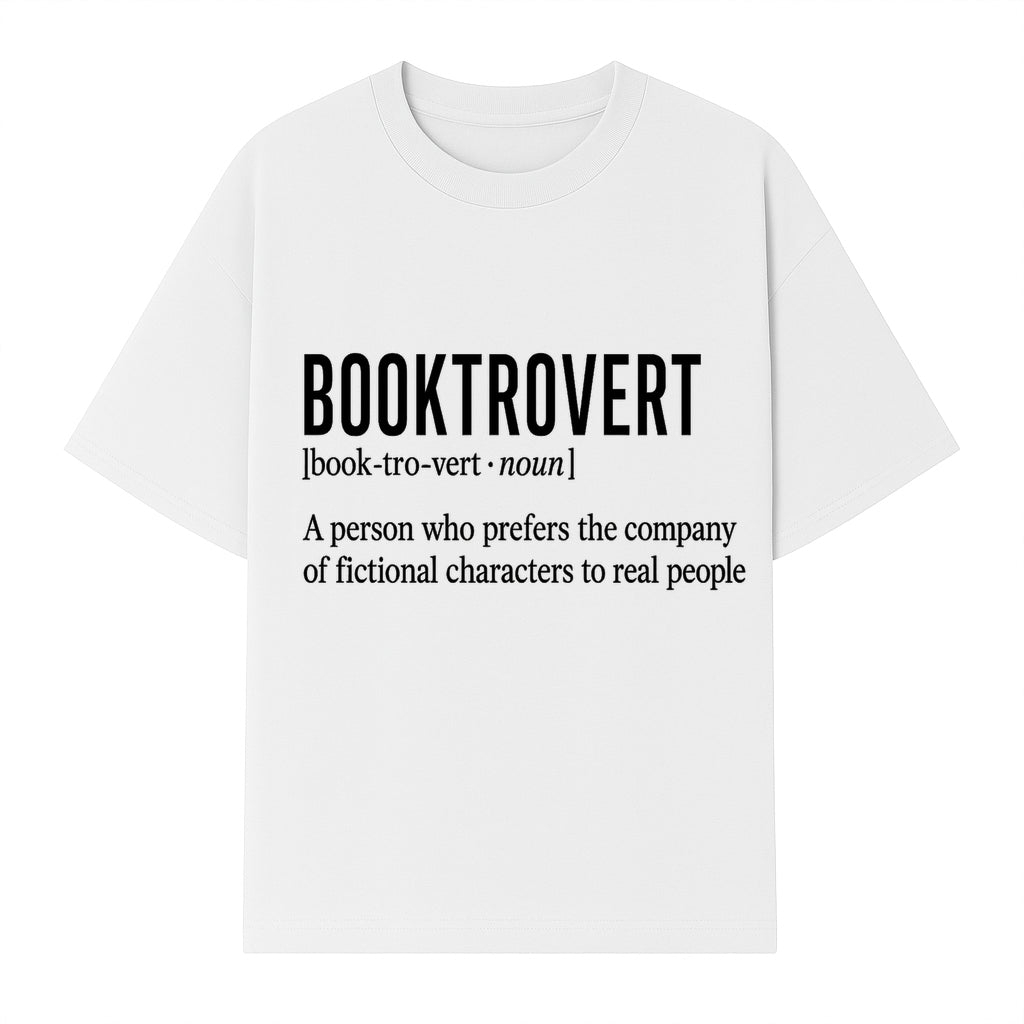 Booktrovert Definition Wall Art | Literary Gifts | Book Lover Decor | Fictional Characters | Introvert Gift Idea | Home Decor - T-shirt 1758388396670.jpg