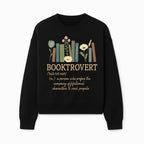 Booktrovert Definition Art Print | Floral Bookshelf Decor | Introvert Gift for Book Lovers | Literary Home Wall Art - Sweatshirt 1758388397501.jpg