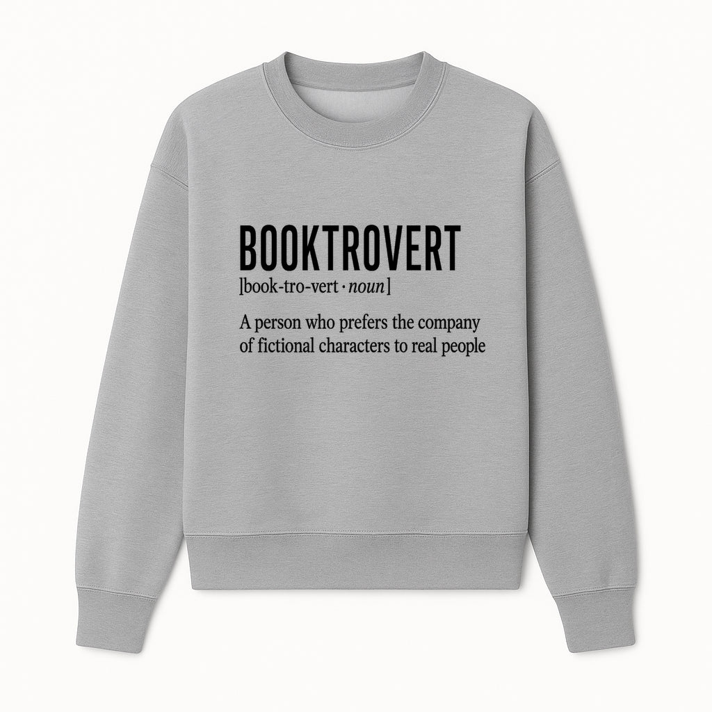 Booktrovert Definition Wall Art | Literary Gifts | Book Lover Decor | Fictional Characters | Introvert Gift Idea | Home Decor - Sweatshirt 1758388398101.jpg