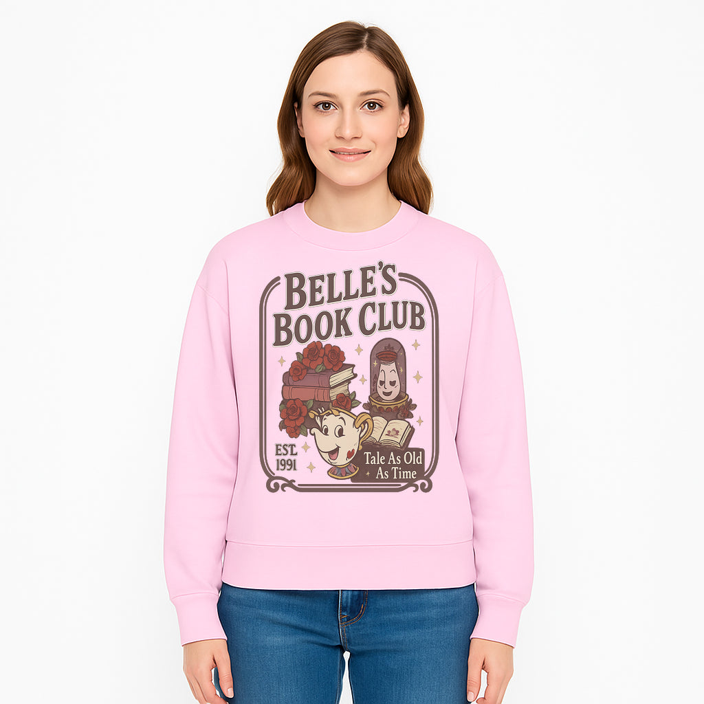 Belle's Book Club Vintage Design, EST 1991, Enchanted Storytelling Tee, Tale As Old As Time, Beauty and the Beast Inspired Merchandise - Sweatshirt 1758388398165.jpg