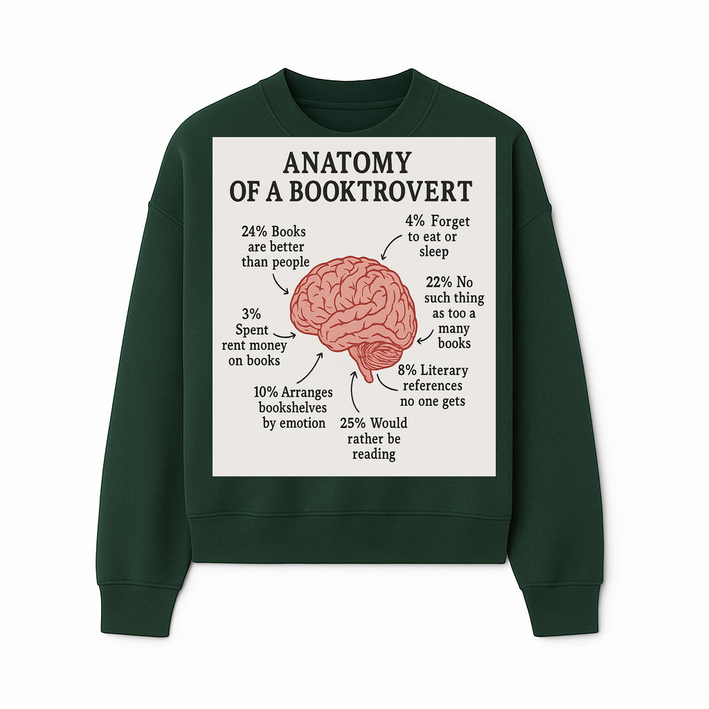 Anatomy of a Booktrovert Wall Art - Funny Book Lover Printable - Reading Humor Decor for Bibliophiles and Bookworms - Sweatshirt 1758388398191.jpg