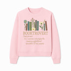 Booktrovert Definition Art Print | Floral Bookshelf Decor | Introvert Gift for Book Lovers | Literary Home Wall Art - Sweatshirt 1758388398254.jpg
