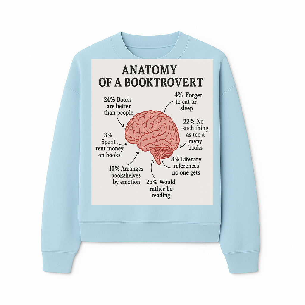 Anatomy of a Booktrovert Wall Art - Funny Book Lover Printable - Reading Humor Decor for Bibliophiles and Bookworms - Sweatshirt 1758388398489.jpg