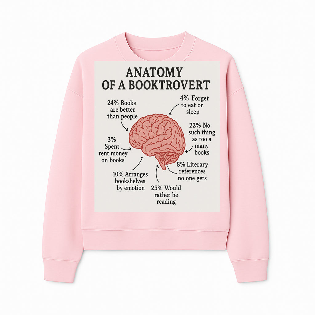 Anatomy of a Booktrovert Wall Art - Funny Book Lover Printable - Reading Humor Decor for Bibliophiles and Bookworms - Sweatshirt 1758388398621.jpg