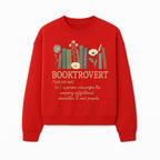 Booktrovert Definition Art Print | Floral Bookshelf Decor | Introvert Gift for Book Lovers | Literary Home Wall Art - Sweatshirt 1758388398673.jpg