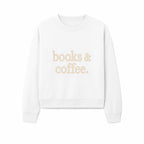 Books & Coffee Wall Art Print | Cozy Home Decor for Readers | Inspirational Quote Poster | Perfect Gift for Book Lovers - Sweatshirt 1758388398689.jpg