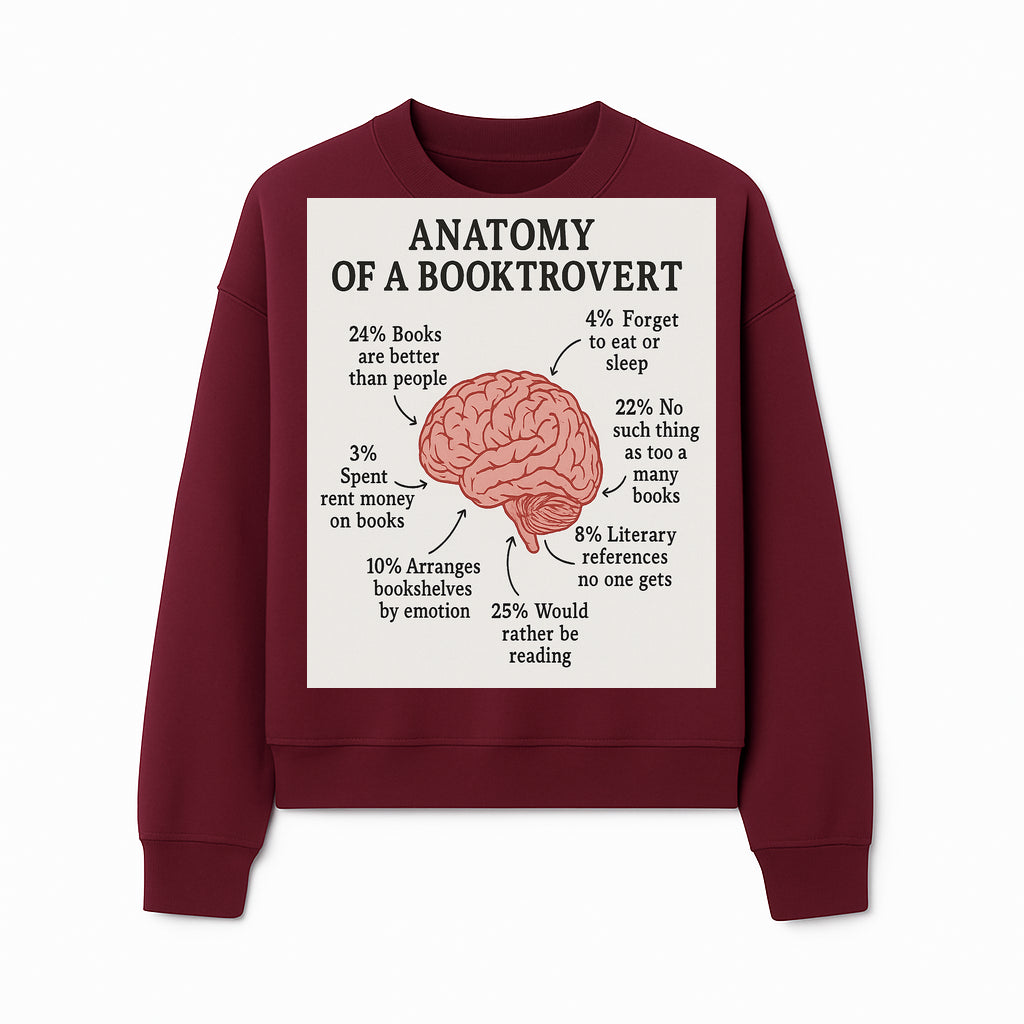 Anatomy of a Booktrovert Wall Art - Funny Book Lover Printable - Reading Humor Decor for Bibliophiles and Bookworms - Sweatshirt 1758388398758.jpg