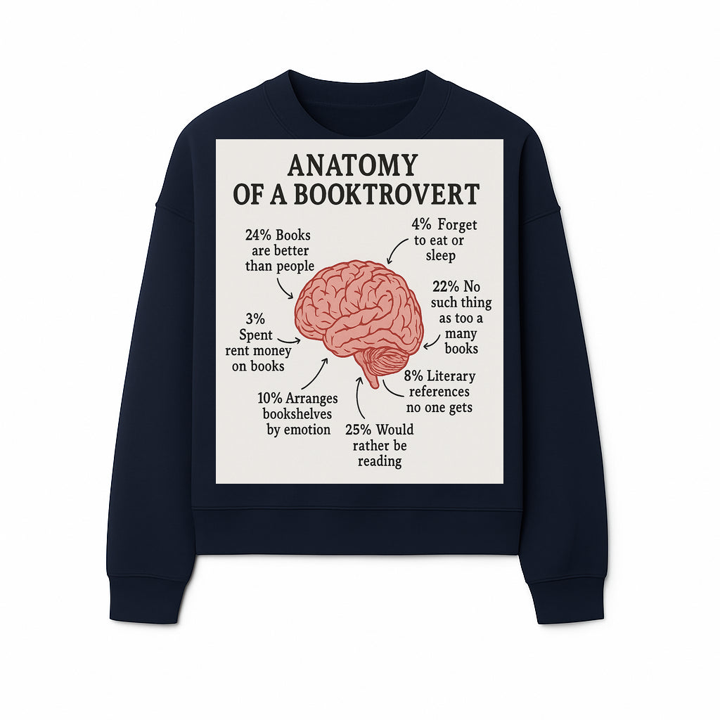 Anatomy of a Booktrovert Wall Art - Funny Book Lover Printable - Reading Humor Decor for Bibliophiles and Bookworms - Sweatshirt 1758388398892.jpg