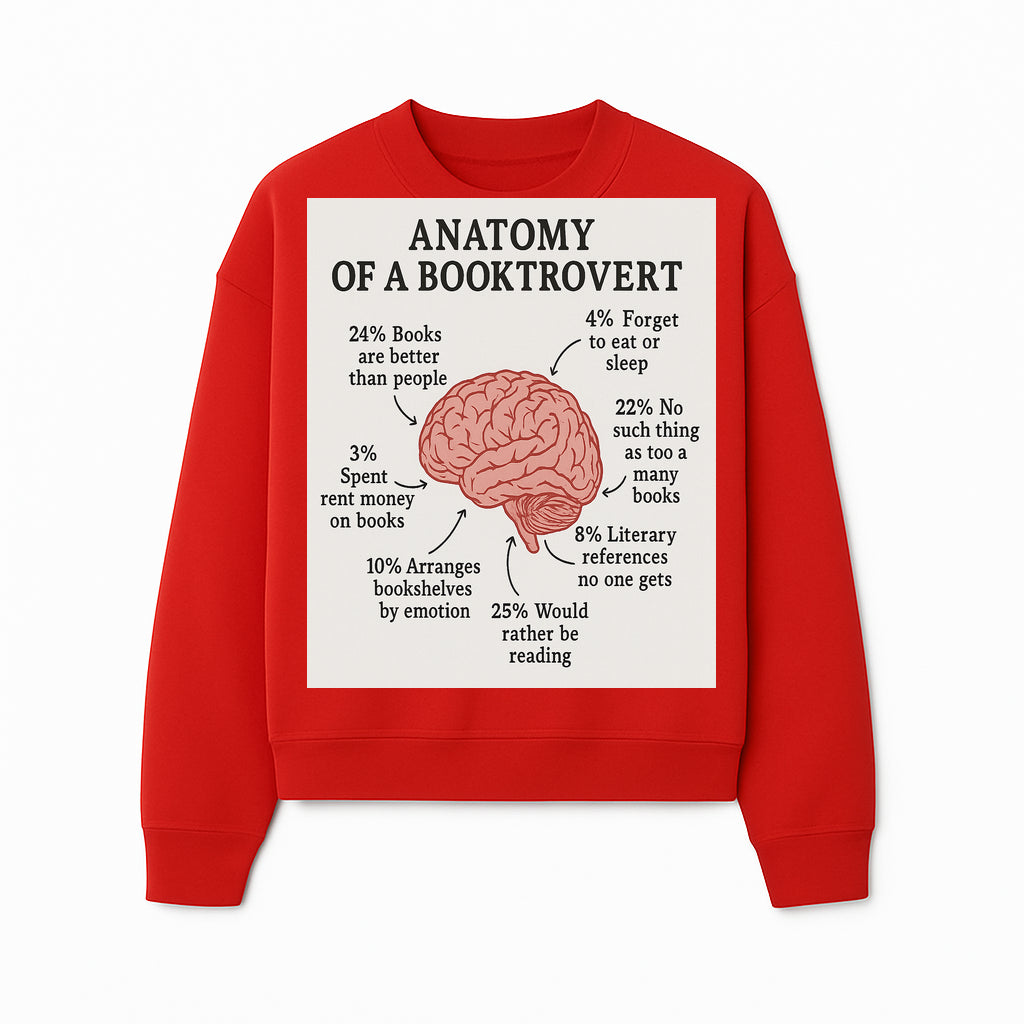 Anatomy of a Booktrovert Wall Art - Funny Book Lover Printable - Reading Humor Decor for Bibliophiles and Bookworms - Sweatshirt 1758388399053.jpg