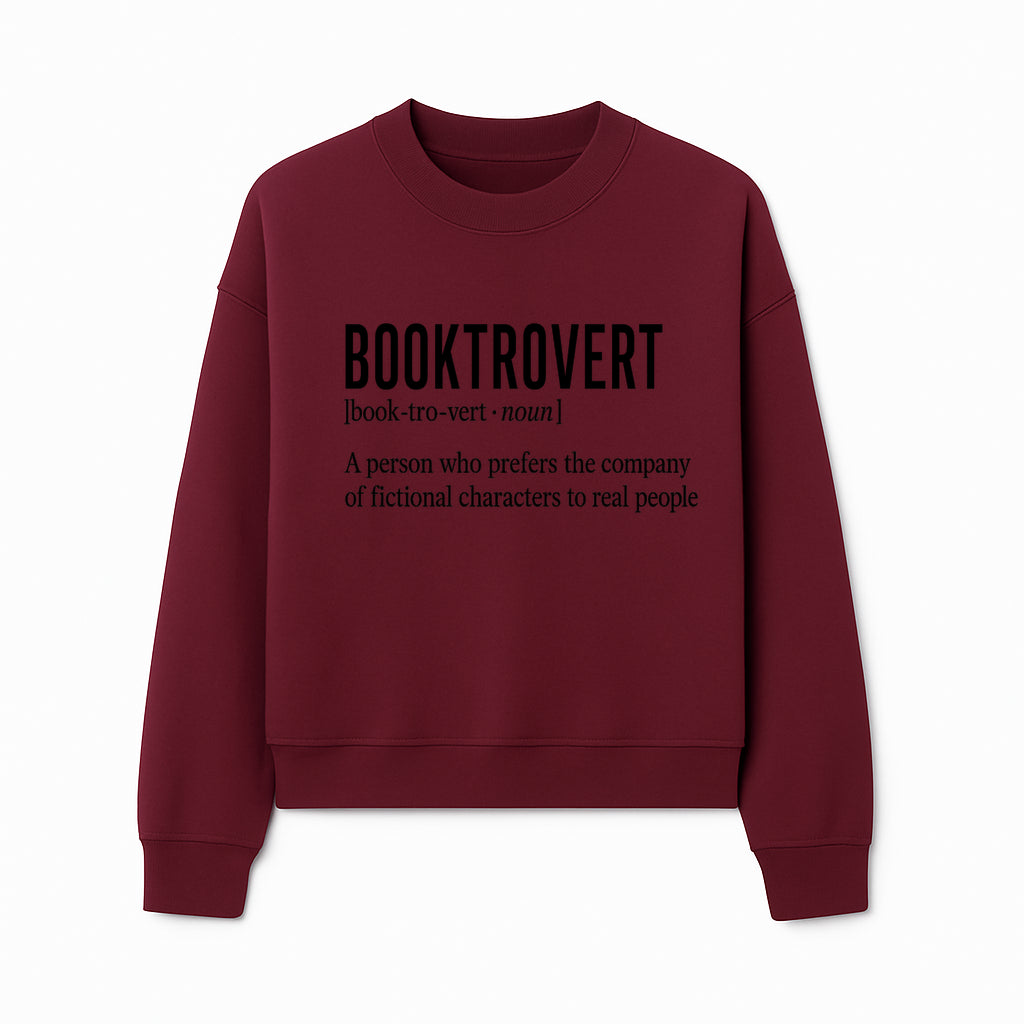 Booktrovert Definition Wall Art | Literary Gifts | Book Lover Decor | Fictional Characters | Introvert Gift Idea | Home Decor - Sweatshirt 1758388399076.jpg