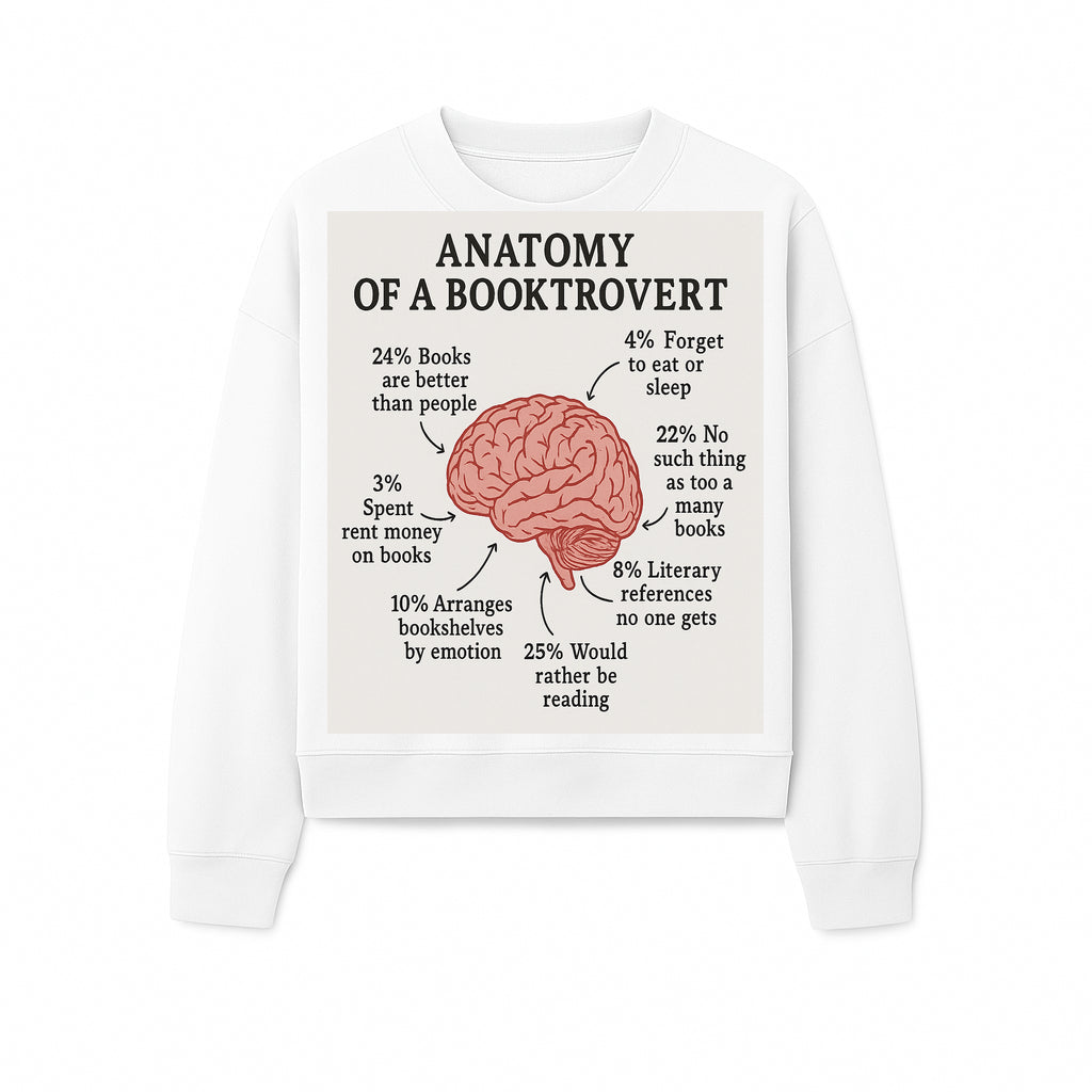 Anatomy of a Booktrovert Wall Art - Funny Book Lover Printable - Reading Humor Decor for Bibliophiles and Bookworms - Sweatshirt 1758388399298.jpg