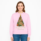 All Booked for Christmas - Festive Book Tree Art Print, Holiday Decor for Book Lovers, Christmas Gift Idea - Sweatshirt 1758388399574.jpg