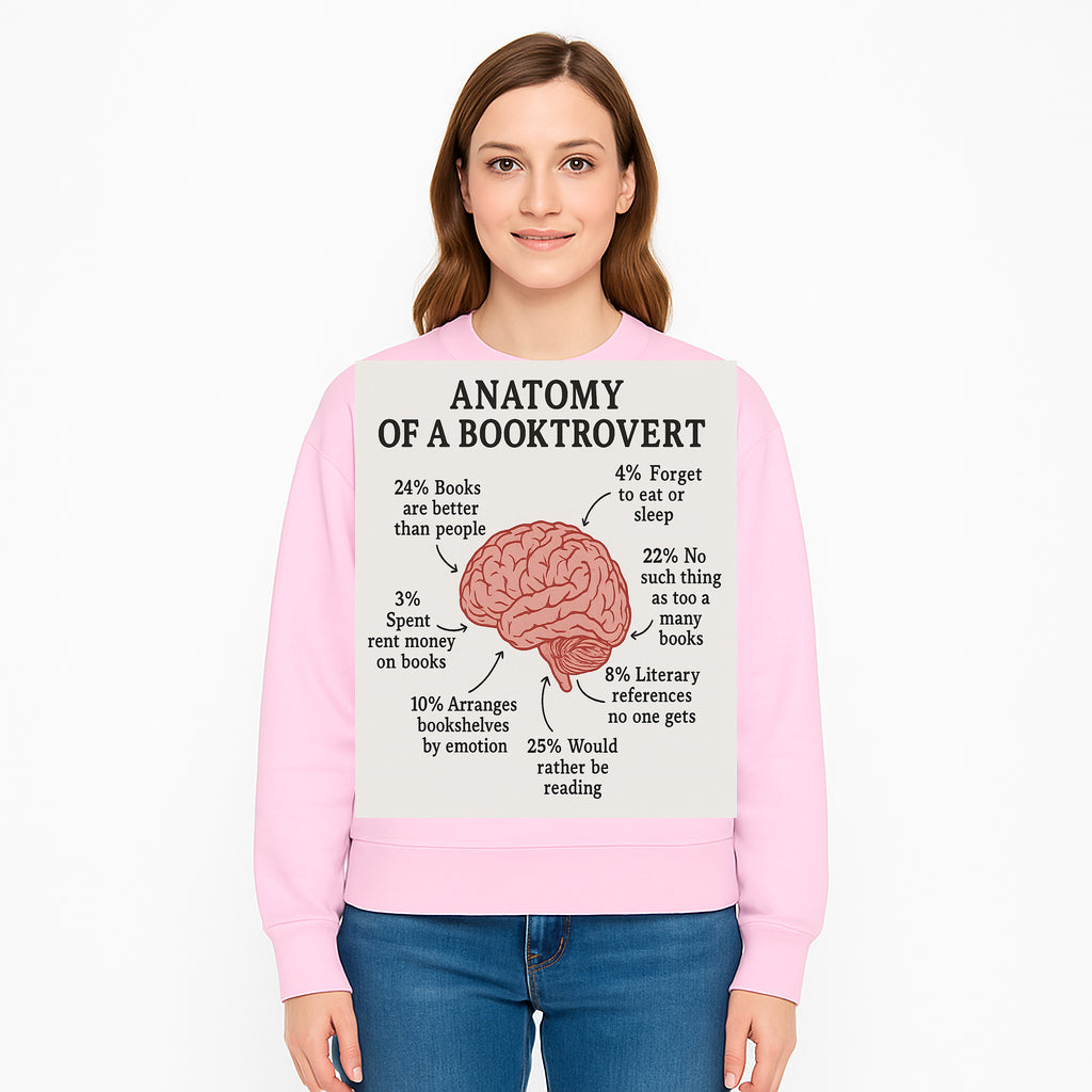 Anatomy of a Booktrovert Wall Art - Funny Book Lover Printable - Reading Humor Decor for Bibliophiles and Bookworms - Sweatshirt 1758388400571.jpg