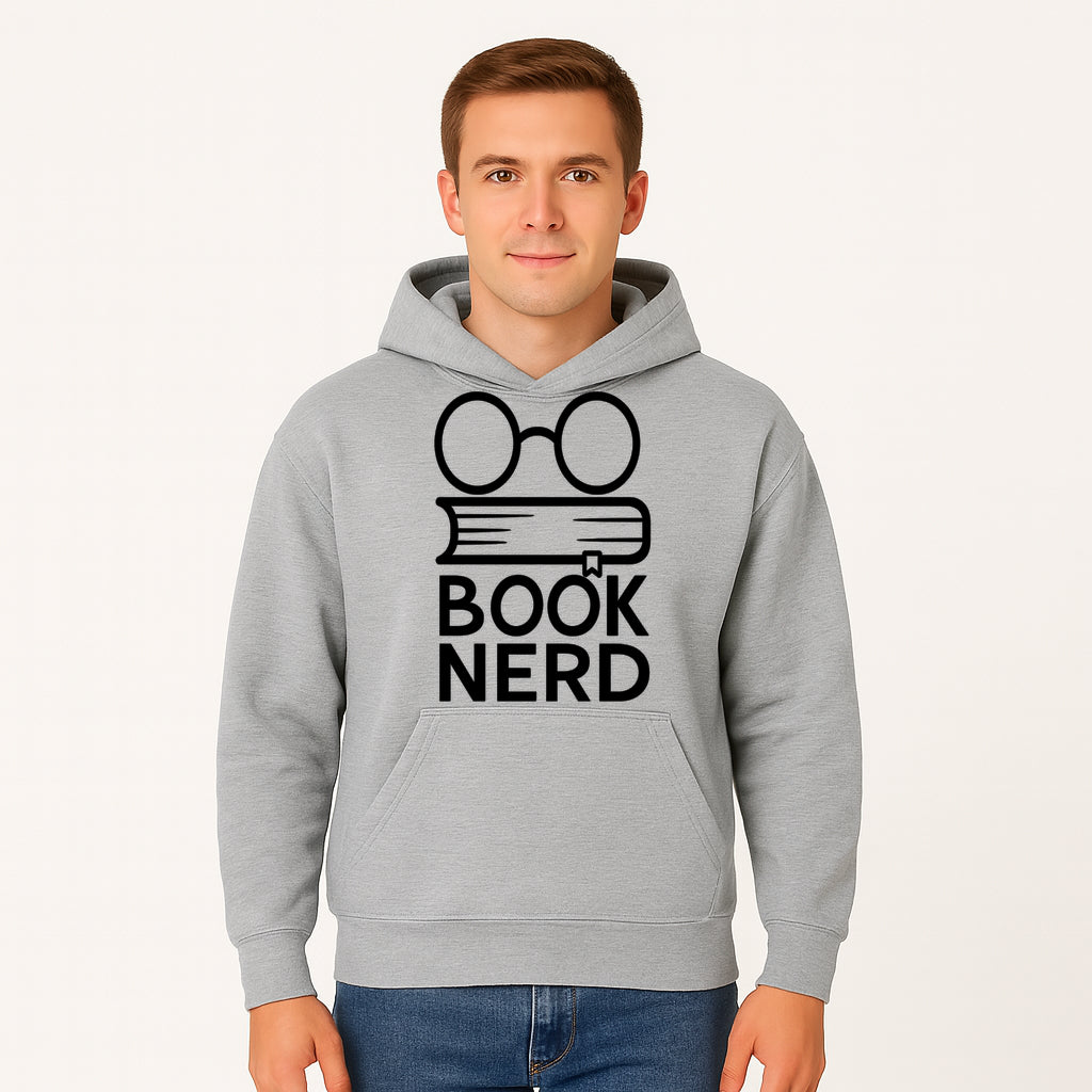 Book Nerd Glasses and Book Graphic Tee, Perfect for Book Lovers, Readers, and Literary Enthusiasts, Unisex Apparel - Hoodie 1758388403204.jpg
