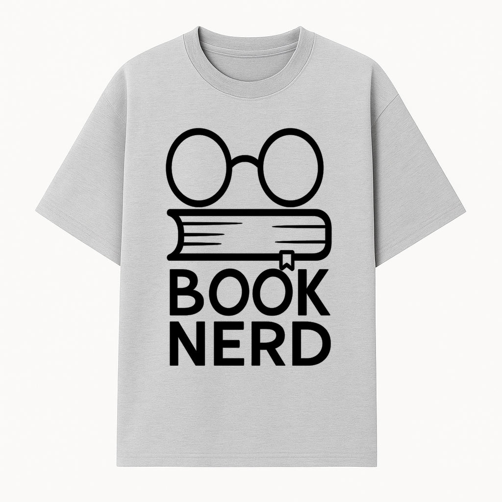 Book Nerd Glasses and Book Graphic Tee, Perfect for Book Lovers, Readers, and Literary Enthusiasts, Unisex Apparel - T-shirt 1758388403492.jpg
