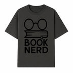 Book Nerd Glasses and Book Graphic Tee, Perfect for Book Lovers, Readers, and Literary Enthusiasts, Unisex Apparel - T-shirt 1758388403796.jpg