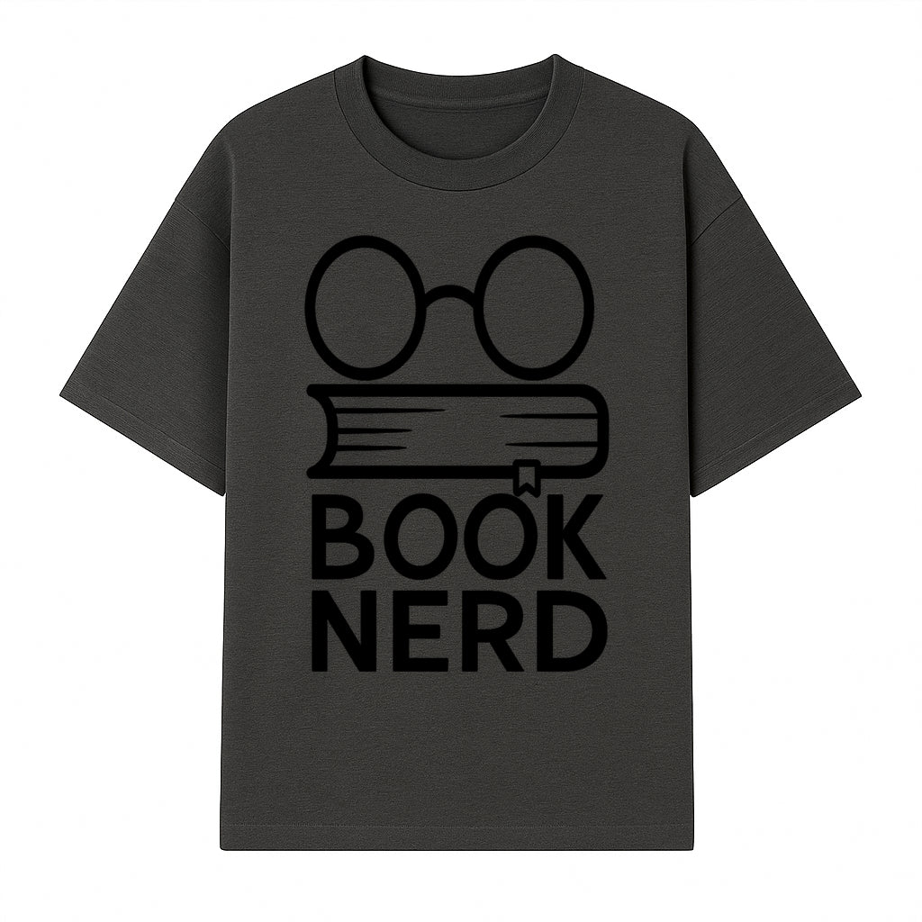 Book Nerd Glasses and Book Graphic Tee, Perfect for Book Lovers, Readers, and Literary Enthusiasts, Unisex Apparel - T-shirt 1758388403796.jpg