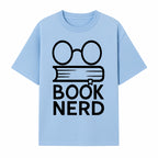 Book Nerd Glasses and Book Graphic Tee, Perfect for Book Lovers, Readers, and Literary Enthusiasts, Unisex Apparel - T-shirt 1758388404207.jpg